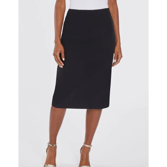 KASPER Women's Classic Pencil Skirt Size 4 Black Crepe Stretch Lined NWT - Picture 1 of 15